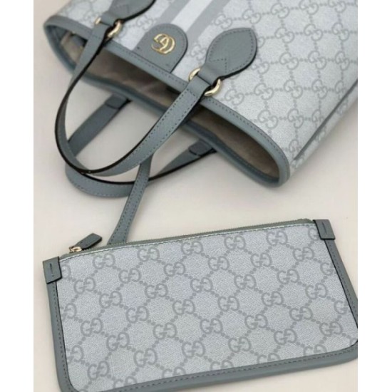 Replica Gucci Ophidia Series mini tote bag Blue Replica Gucci Ophidia Series mini tote bag Blue
