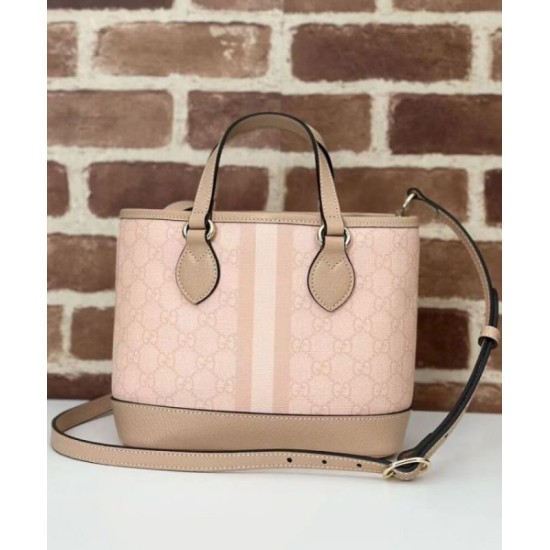 Fake Gucci Ophidia Series mini tote bag Pink Replica Replica Gucci Ophidia Series mini tote bag Pink