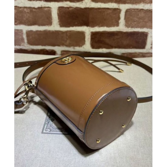 Replica Gucci Ophidia Series mini bucket bag Coffee Replica Gucci Ophidia Series mini bucket bag Coffee