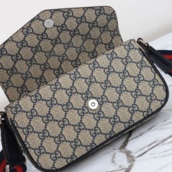 Fake Gucci Ophidia Mini Bag 764961 Blue Replica