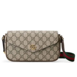 Fake Gucci Ophidia Mini Bag 764961 Dark Coffee Replica