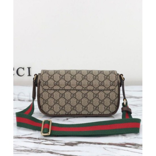 Fake Gucci Ophidia Mini Bag 764961 Dark Coffee Replica Fake Gucci Ophidia Mini Bag 764961 Dark Coffee Replica