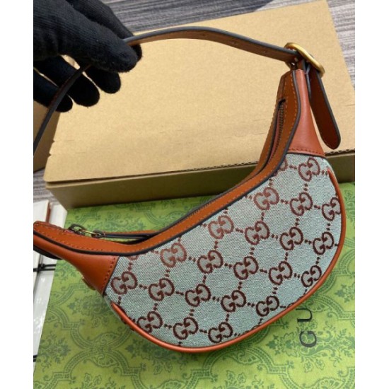 Replica Gucci Ophidia Super Mini Shoulder Bag 783124 Coffee