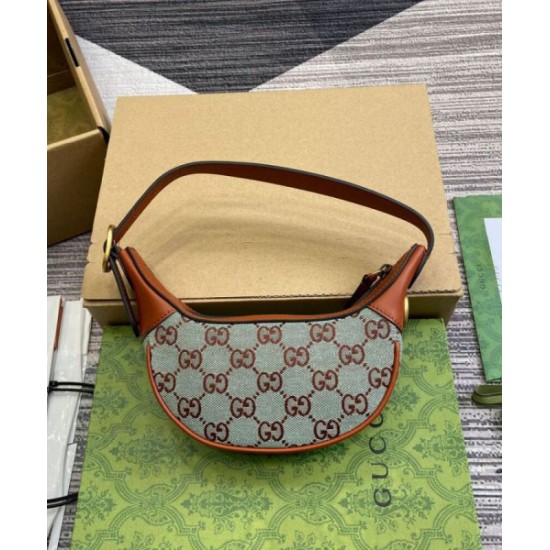Replica Gucci Ophidia Super Mini Shoulder Bag 783124 Coffee