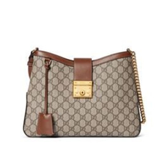 Replica Gucci Padlock GG Medium Shoulder Bag 795113 Coffee Replica Gucci Padlock GG Medium Shoulder Bag 795113 Coffee