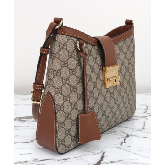 Replica Gucci Padlock GG Medium Shoulder Bag 795113 Coffee Replica Gucci Padlock GG Medium Shoulder Bag 795113 Coffee