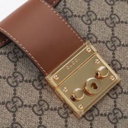 Replica Gucci Padlock GG Medium Shoulder Bag 795113 Coffee