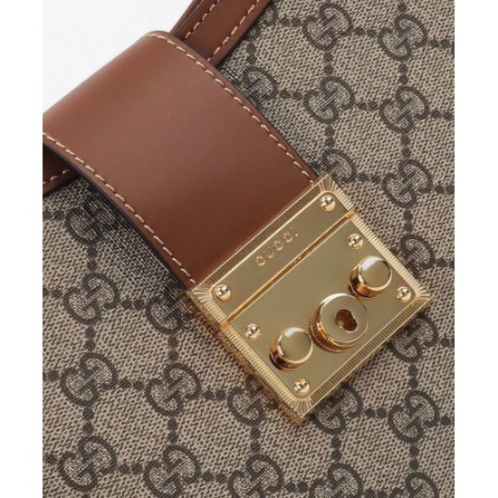Replica Gucci Padlock GG Medium Shoulder Bag 795113 Coffee Replica Gucci Padlock GG Medium Shoulder Bag 795113 Coffee