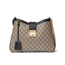 Replica Gucci Padlock GG Medium Shoulder Bag 795113 Black