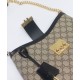 Fake Gucci Padlock GG Medium Shoulder Bag 795113 Black Replica Replica Gucci Padlock GG Medium Shoulder Bag 795113 Black