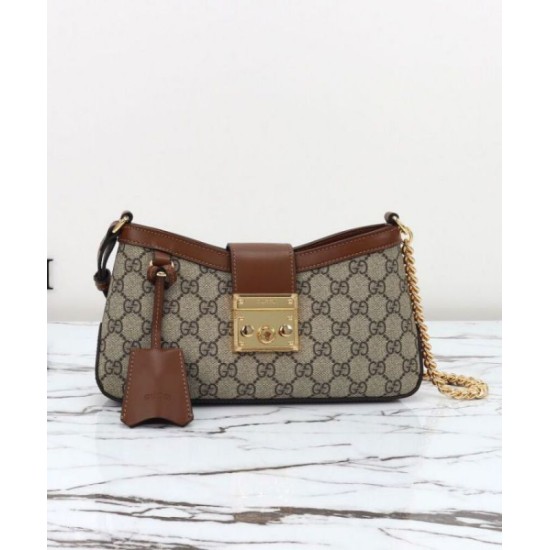 Replica Gucci Padlock Small Shoulder Bag 811705 Coffee Replica Gucci Padlock Small Shoulder Bag 811705 Coffee