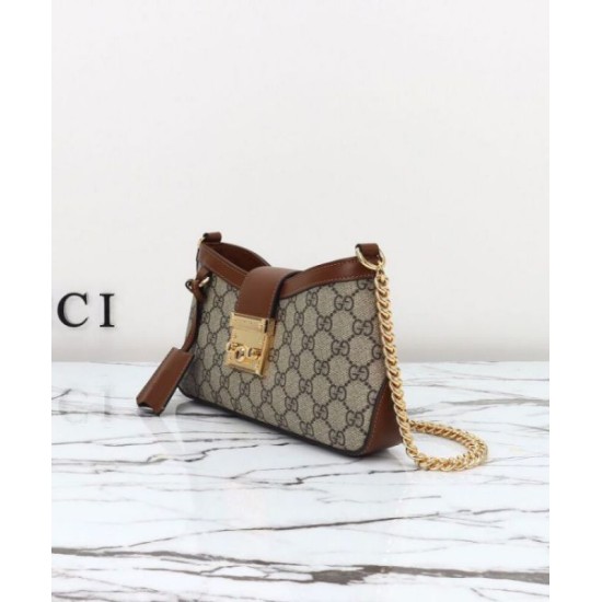 Replica Gucci Padlock Small Shoulder Bag 811705 Coffee Replica Gucci Padlock Small Shoulder Bag 811705 Coffee