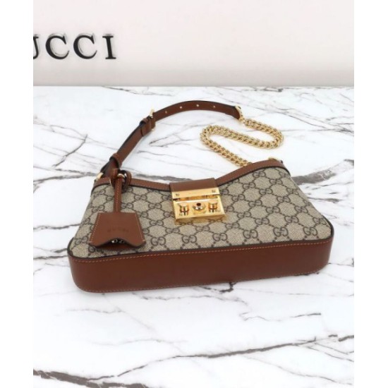 Replica Gucci Padlock Small Shoulder Bag 811705 Coffee Replica Gucci Padlock Small Shoulder Bag 811705 Coffee