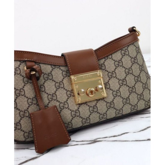 Replica Gucci Padlock Small Shoulder Bag 811705 Coffee Replica Gucci Padlock Small Shoulder Bag 811705 Coffee