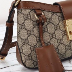 Replica Gucci Padlock Small Shoulder Bag 811705 Coffee