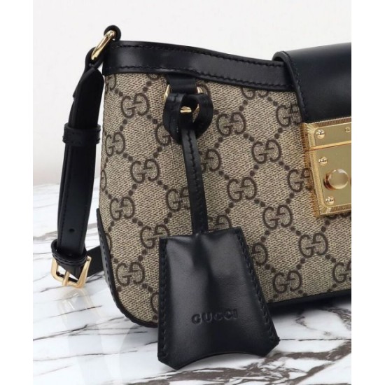 Replica Gucci Padlock Small Shoulder Bag 811705 Black Replica Gucci Padlock Small Shoulder Bag 811705 Black