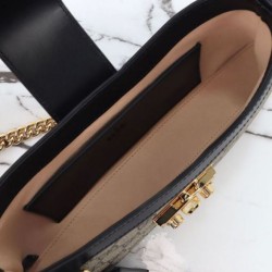Replica Gucci Padlock Small Shoulder Bag 811705 Black