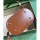 Replica Gucci Mini Bamboo Shoulder Bag 760200 Coffee