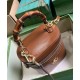 Replica Gucci Mini Bamboo Shoulder Bag 760200 Coffee