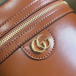 Replica Gucci Mini Bamboo Shoulder Bag 760200 Coffee