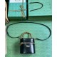 Replica Gucci Mini Bamboo Shoulder Bag 760200 Black