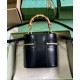 Replica Gucci Mini Bamboo Shoulder Bag 760200 Black