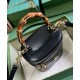 Replica Gucci Mini Bamboo Shoulder Bag 760200 Black