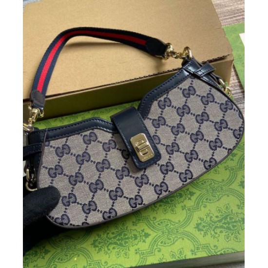 Replica Gucci Moon Side Mini Shoulder Bag 786015 Dark Blue Replica Gucci Moon Side Mini Shoulder Bag 786015 Dark Blue