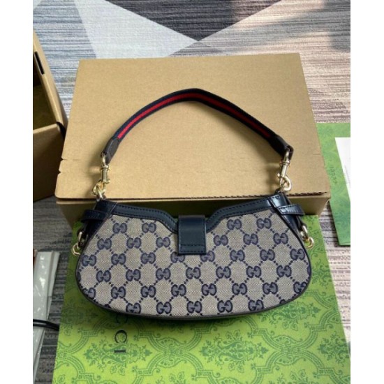 Replica Gucci Moon Side Mini Shoulder Bag 786015 Dark Blue Replica Gucci Moon Side Mini Shoulder Bag 786015 Dark Blue