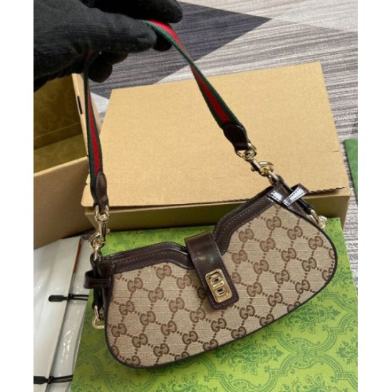 Replica Gucci Moon Side Mini Shoulder Bag 786015 Dark Coffee Replica Gucci Moon Side Mini Shoulder Bag 786015 Dark Coffee