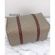 Replica Gucci Maxi Duffle Bag With Web 760152 Dark Coffee Replica Gucci Maxi Duffle Bag With Web 760152 Dark Coffee