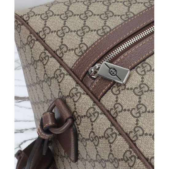 Replica Gucci Maxi Duffle Bag With Web 760152 Dark Coffee Replica Gucci Maxi Duffle Bag With Web 760152 Dark Coffee
