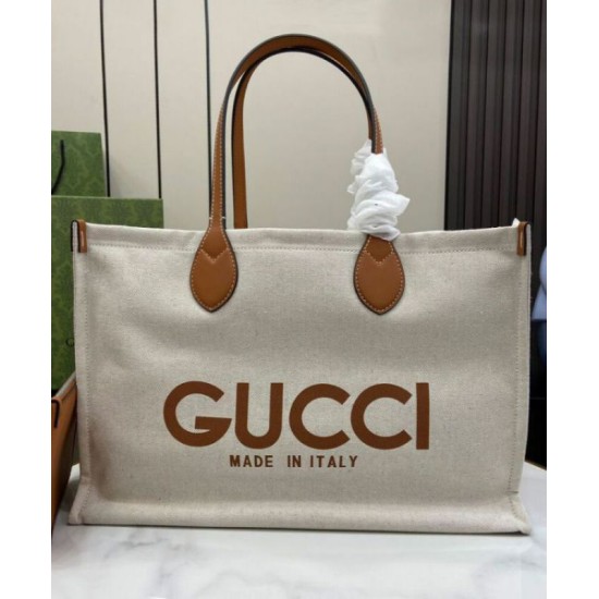 Replica Gucci Medium Tote Bag With Gucci Print 772176 Coffee Replica Gucci Medium Tote Bag With Gucci Print 772176 Coffee