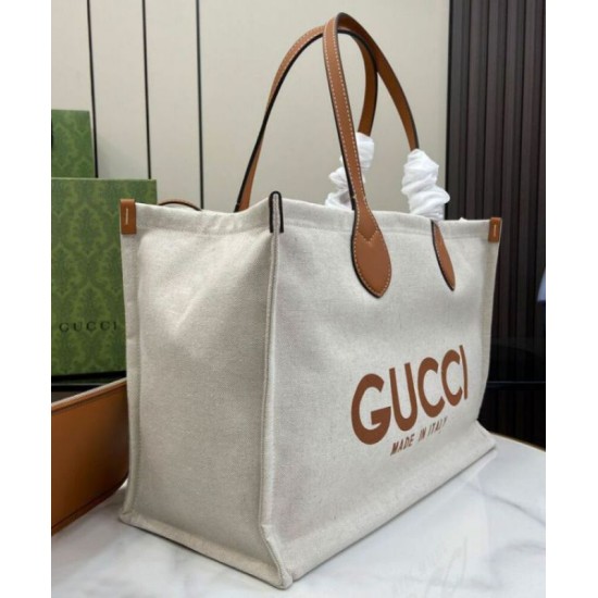 Replica Gucci Medium Tote Bag With Gucci Print 772176 Coffee Replica Gucci Medium Tote Bag With Gucci Print 772176 Coffee