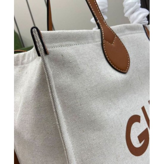 Replica Gucci Medium Tote Bag With Gucci Print 772176 Coffee Replica Gucci Medium Tote Bag With Gucci Print 772176 Coffee