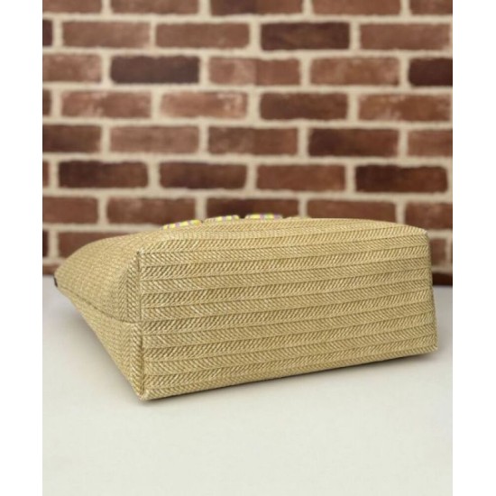 Fake Gucci Medium Straw-Effect Tote 779666 Apricot Replica Replica Gucci Medium Straw-Effect Tote 779666 Apricot
