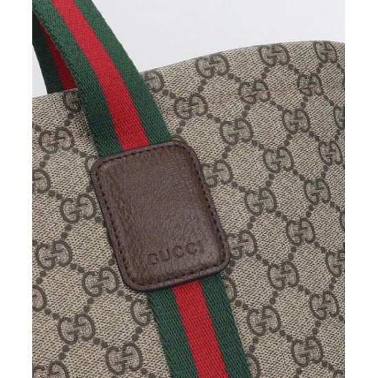 Fake Gucci GG Tender Medium Tote Bag 763287 Dark Coffee Replica