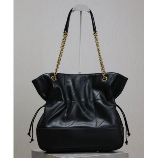 Replica YSL Saint Laurent Jamie 4.3 Sheepskin Tote Bag Black Fake YSL Saint Laurent Jamie 4.3 Sheepskin Tote Bag Black Replica