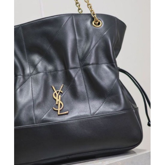 Replica YSL Saint Laurent Jamie 4.3 Sheepskin Tote Bag Black Fake YSL Saint Laurent Jamie 4.3 Sheepskin Tote Bag Black Replica