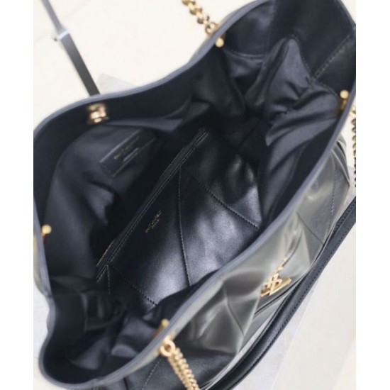 Replica YSL Saint Laurent Jamie 4.3 Sheepskin Tote Bag Black Fake YSL Saint Laurent Jamie 4.3 Sheepskin Tote Bag Black Replica