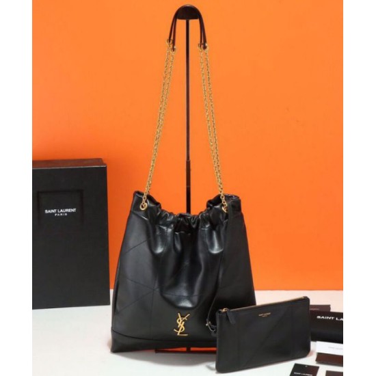 Replica YSL Saint Laurent Jamie 4.3 Pochon In Lambskin Black Fake YSL Saint Laurent Jamie 4.3 Pochon In Lambskin Black Replica