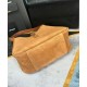 Fake YSL Saint Laurent Le 5 A 7 Supple Small In Suede Coffee Replica