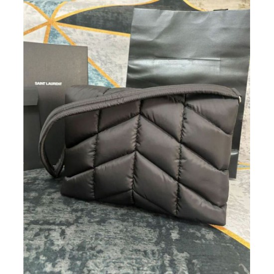 Replica YSL Saint Laurent Puffer Messenger Bag In Econyl Regenerated Nylon Black Replica YSL Saint Laurent Puffer Messenger Bag In Econyl Regenerated Nylon Black