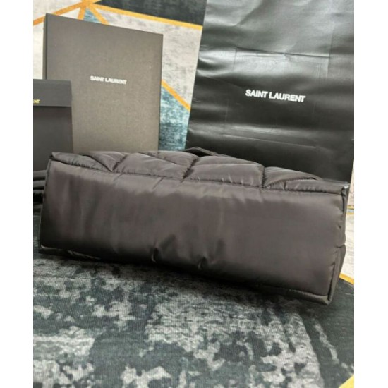 Replica YSL Saint Laurent Puffer Messenger Bag In Econyl Regenerated Nylon Black Replica YSL Saint Laurent Puffer Messenger Bag In Econyl Regenerated Nylon Black