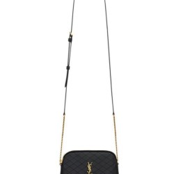 Replica YSL Saint Laurent Gaby Zipped Pouch In Quilted Lambskin Black