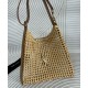 Fake YSL Saint Laurent Oxalis Bag In Raffia Macrame Apricot Replica