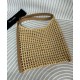 Fake YSL Saint Laurent Oxalis Bag In Raffia Macrame Apricot Replica