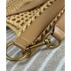 Fake YSL Saint Laurent Oxalis Bag In Raffia Macrame Apricot Replica