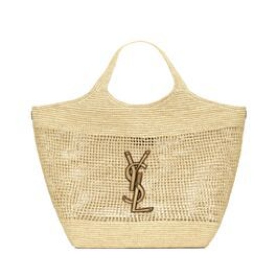 Replica YSL Saint Laurent Icare In Raffia Apricot Fake YSL Saint Laurent Icare In Raffia Apricot Replica