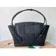 Replica Bottega Veneta Arco Medium Bag Black Grained Replica Bottega Veneta Arco Medium Bag Black Grained